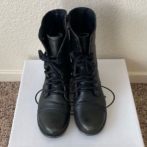 Steve Madden Troopa Lace-up Combat Boots